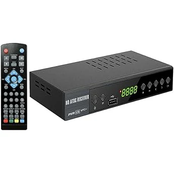 Mediasonic HomeWorx ATSC Digital Converter Box with TV Tuner, TV Recording, USB Multimedia Function (HW-150PVR-Y22)