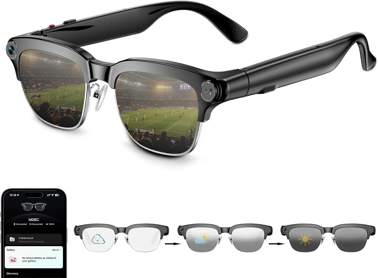 Osawalla AI Smart Glasses with camera, Continuous AI Chat, 8MP Camera review