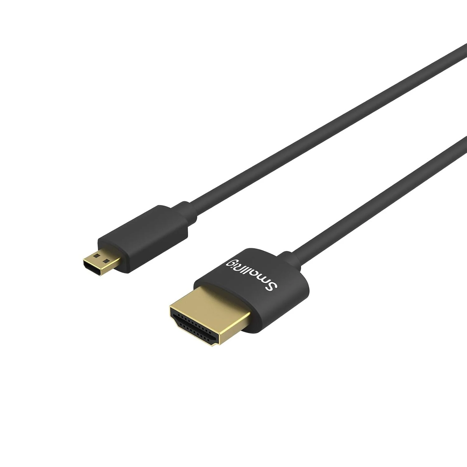 SMALLRIG Micro Ultra Thin HDMI Cable 35cm/1.15Ft (D to A)