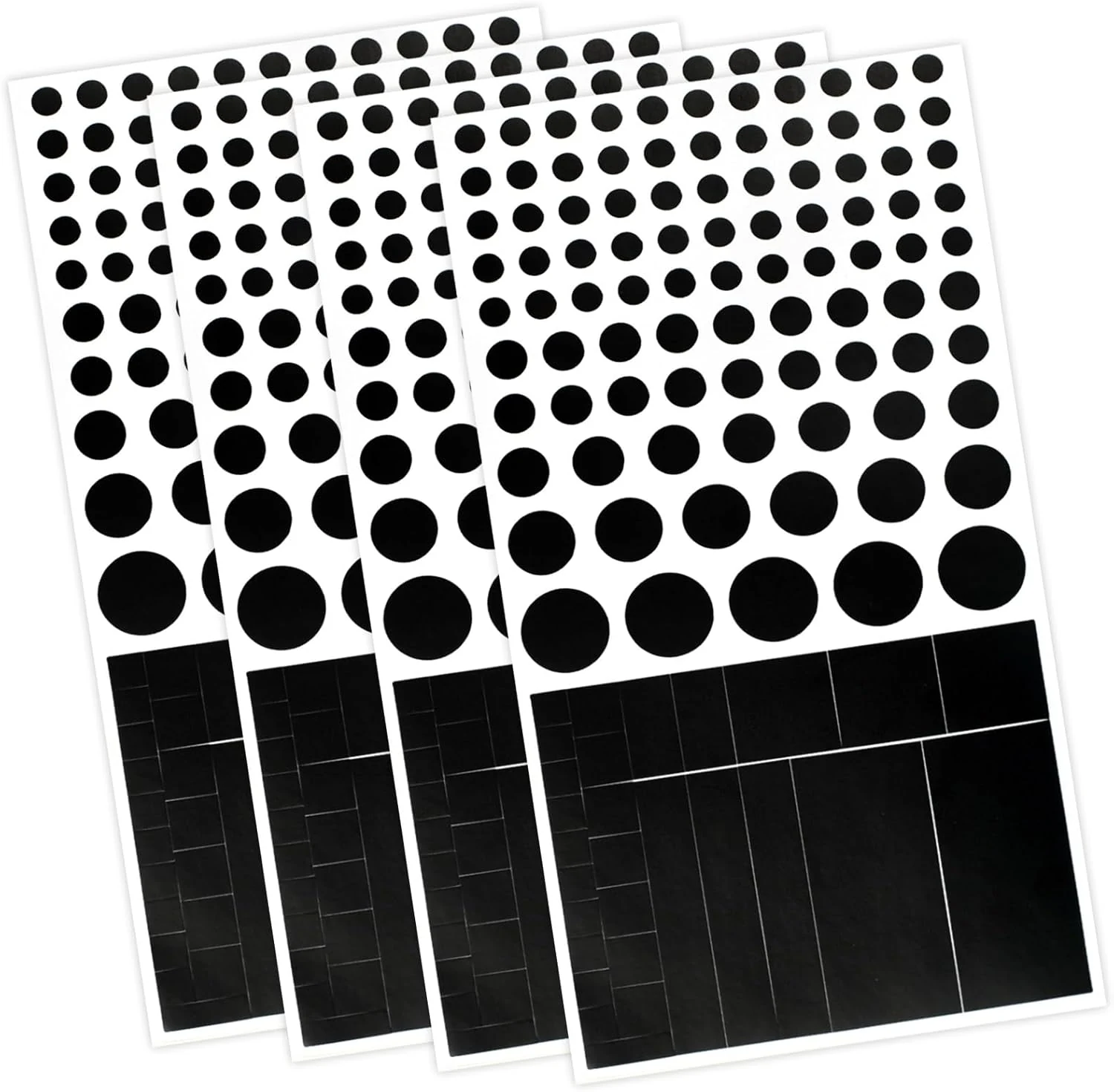 Vinyl Webcam Covers – Restickable Privacy Stickers for Laptop, Smartphone, Tablet, Smart TV & Game Console – Black, Multiple Sizes