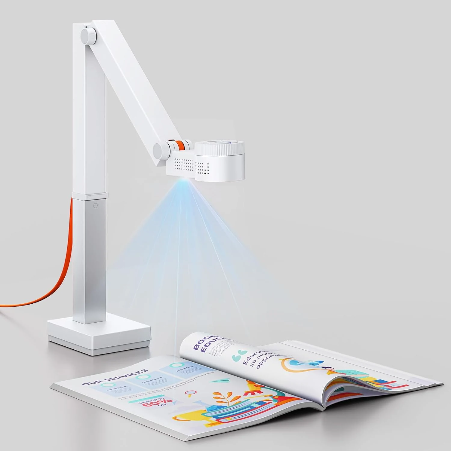 CZUR Fancy S Pro USB Document Camera for Teacher, 12MP