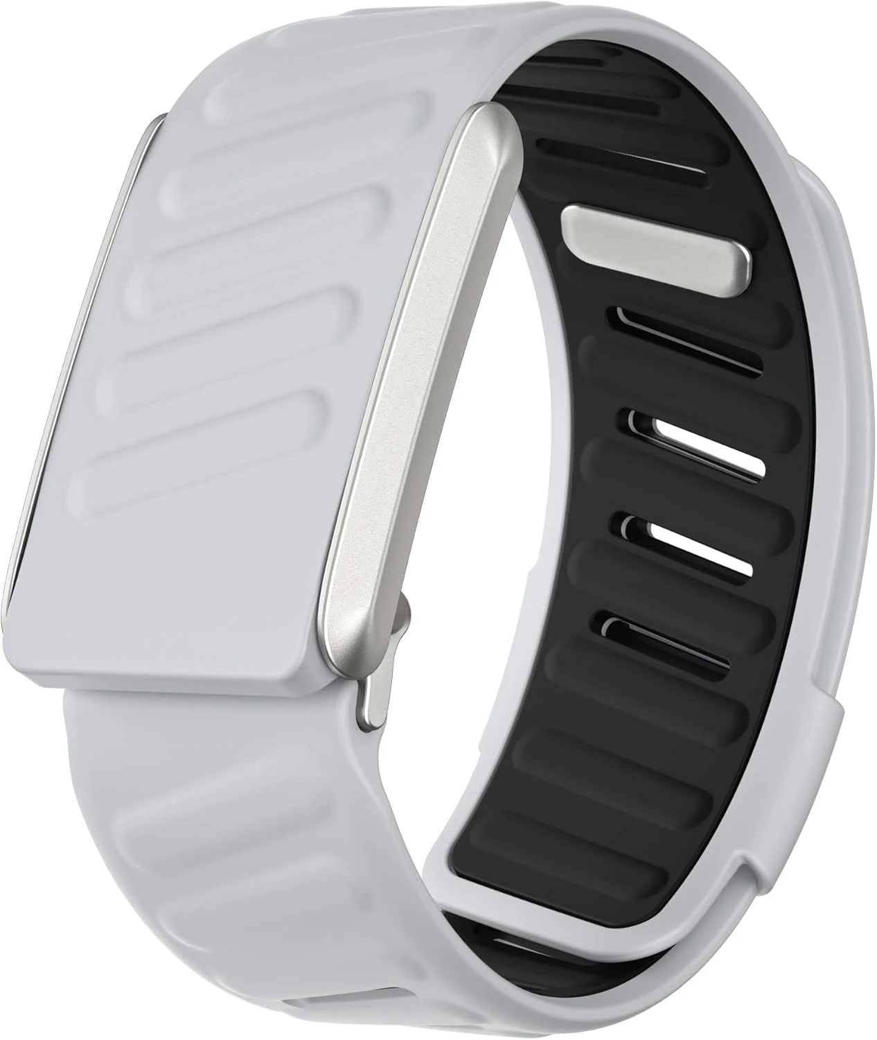 DADO Comfort Durable Silicone Wristband Compatible with WHOOP 4.0 Band, Soft Silicone Sports Loop Strap for Men & Women, with U Shapped Connector
