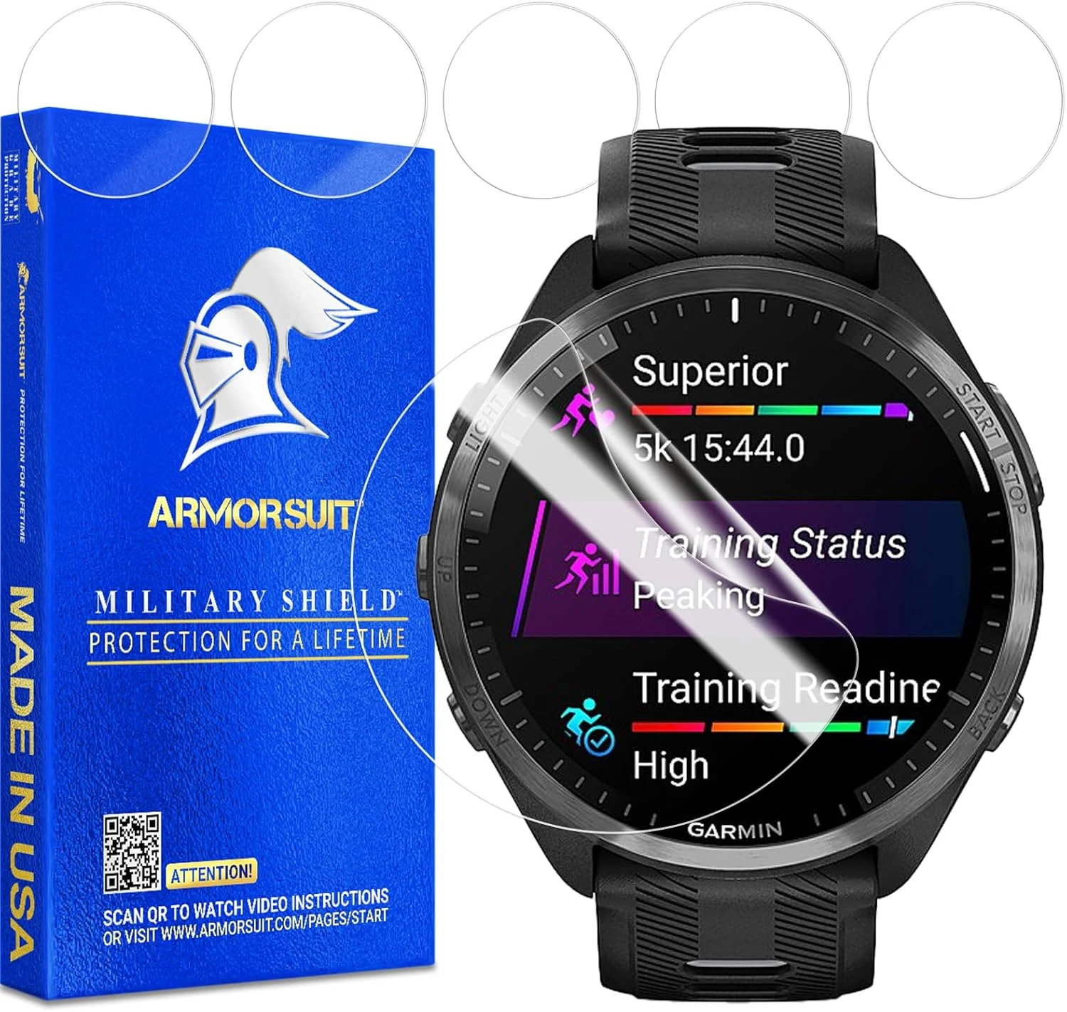 ArmorSuit 6 Pack for Garmin Forerunner 965 (47mm) Screen Protector