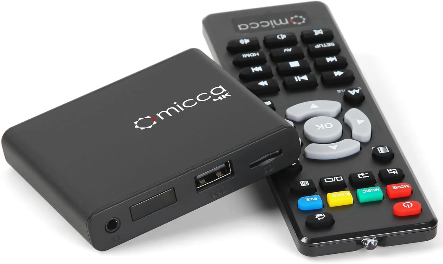 Micca 4K Ultra-HD Digital Media Player for USB Drives and MicroSD Cards