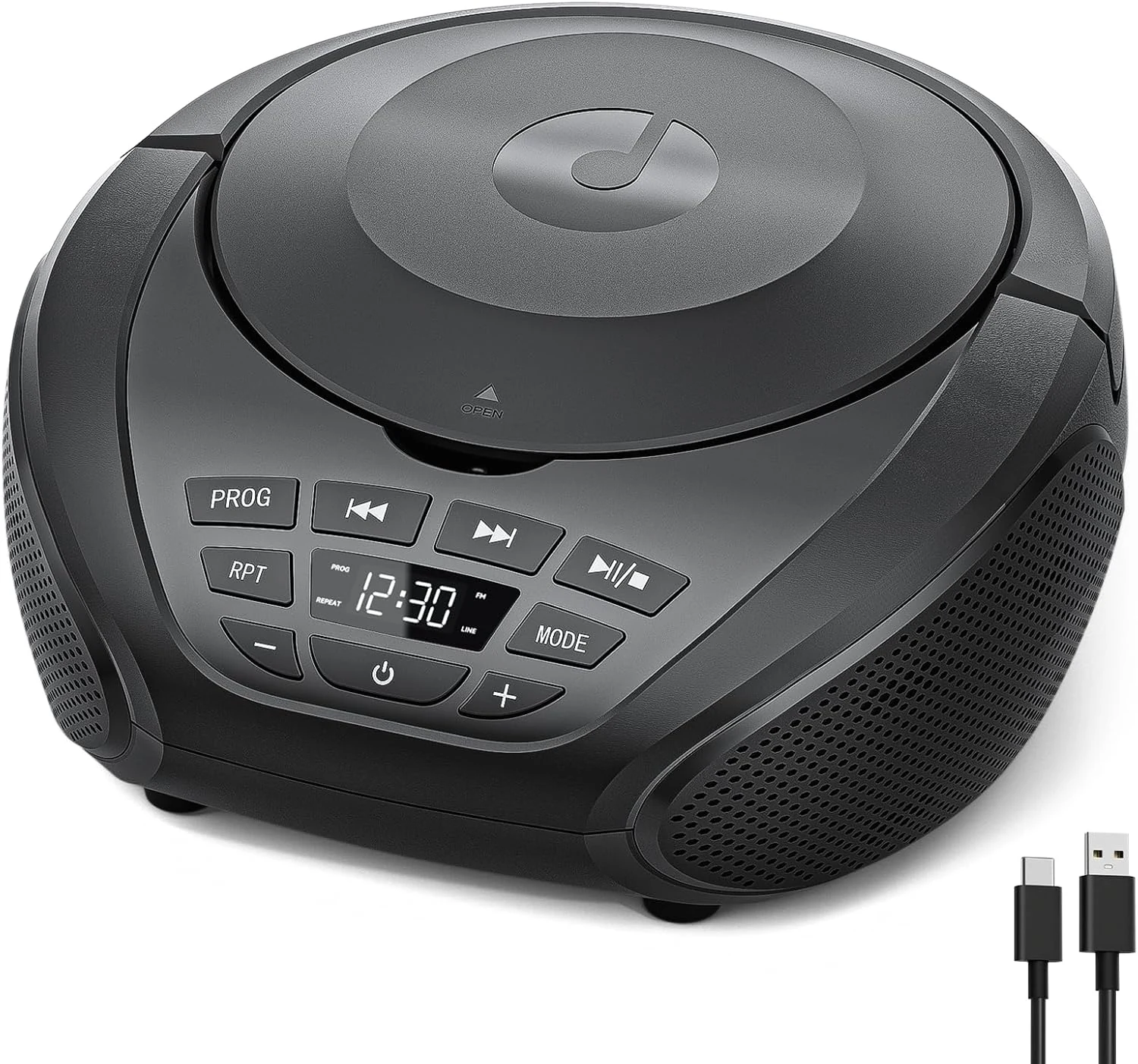 Gueray CD Player Portable Boombox Radio CD Players with Speakers