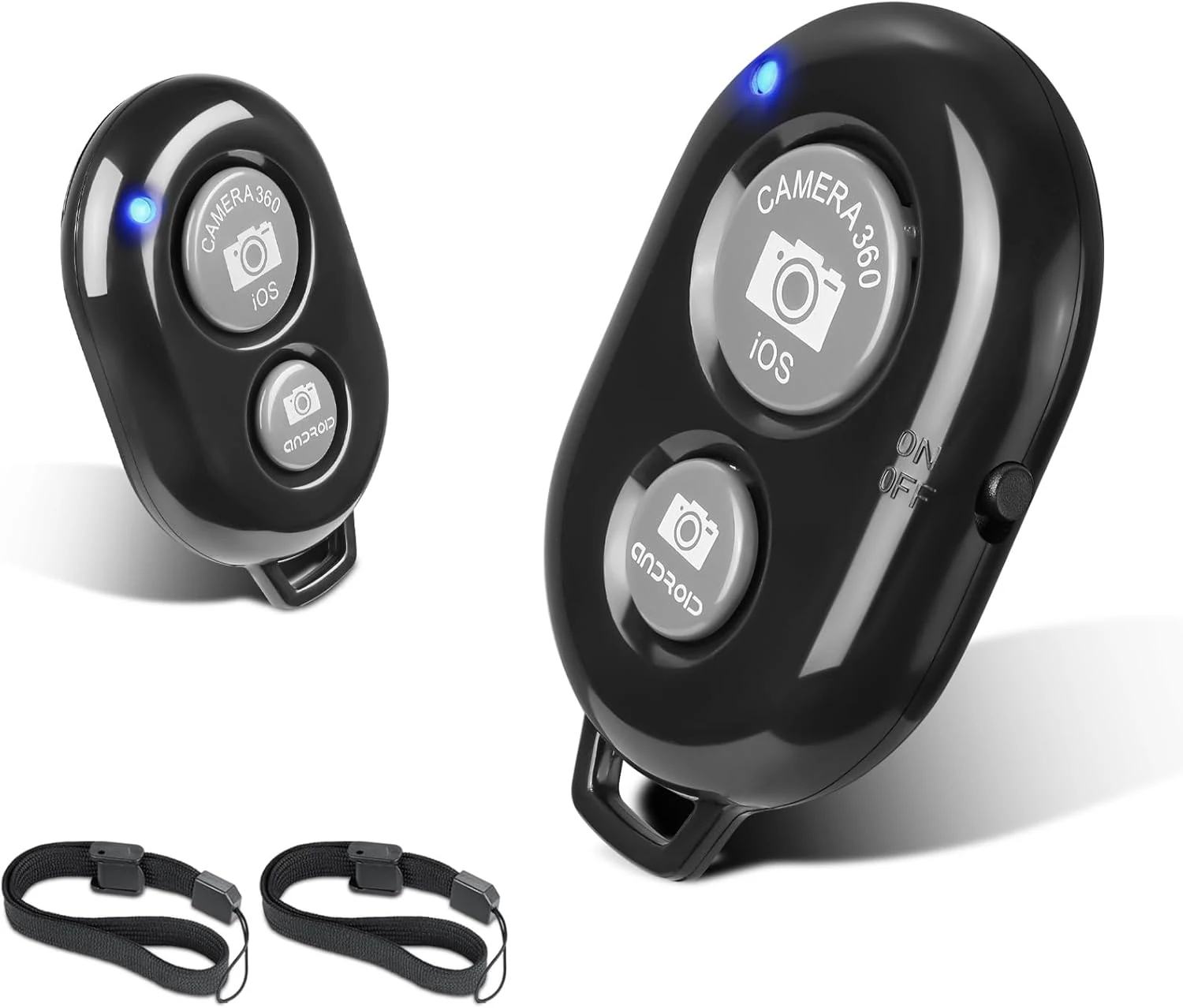 Skoutag 2 Pack Wireless Camera Remote Control (Bluetooth shutter clicker)