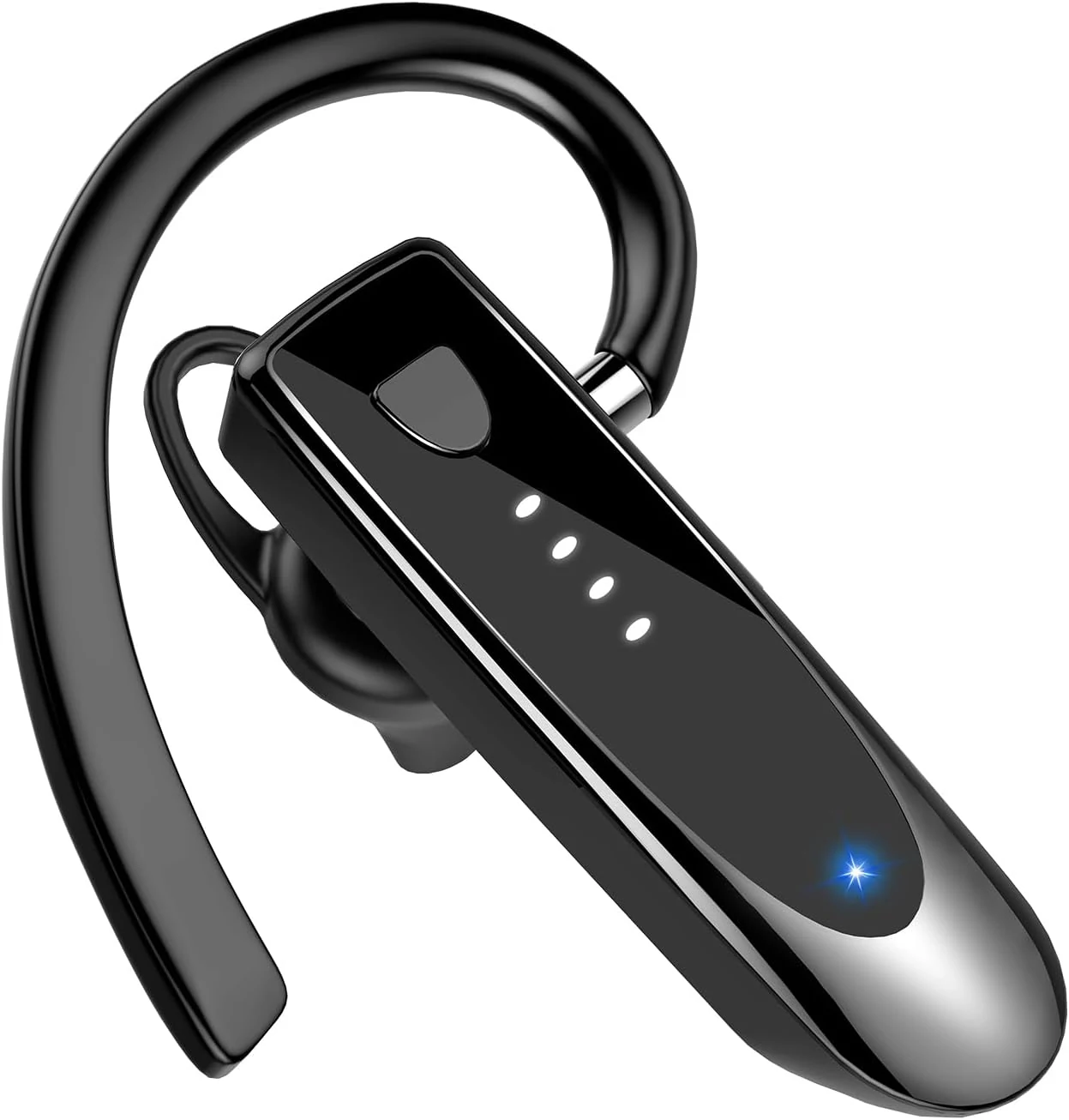 Atheewon Bluetooth Earpiece, Wireless Handsfree with Noise Cancelling Mic, 20Hrs Call Time Bluetooth 5.4 Headset, 180 Hrs Standby Time Headset for Business/Trucker/Driver