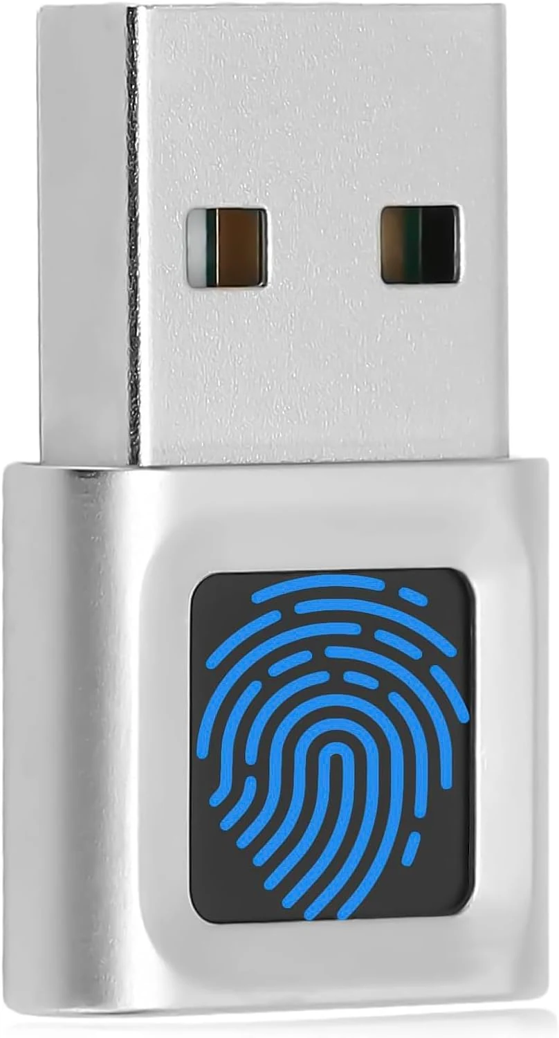 Yoidesu USB Fingerprint Reader Mini Fingerprint Scanner PC Dongle (Windows Hello)