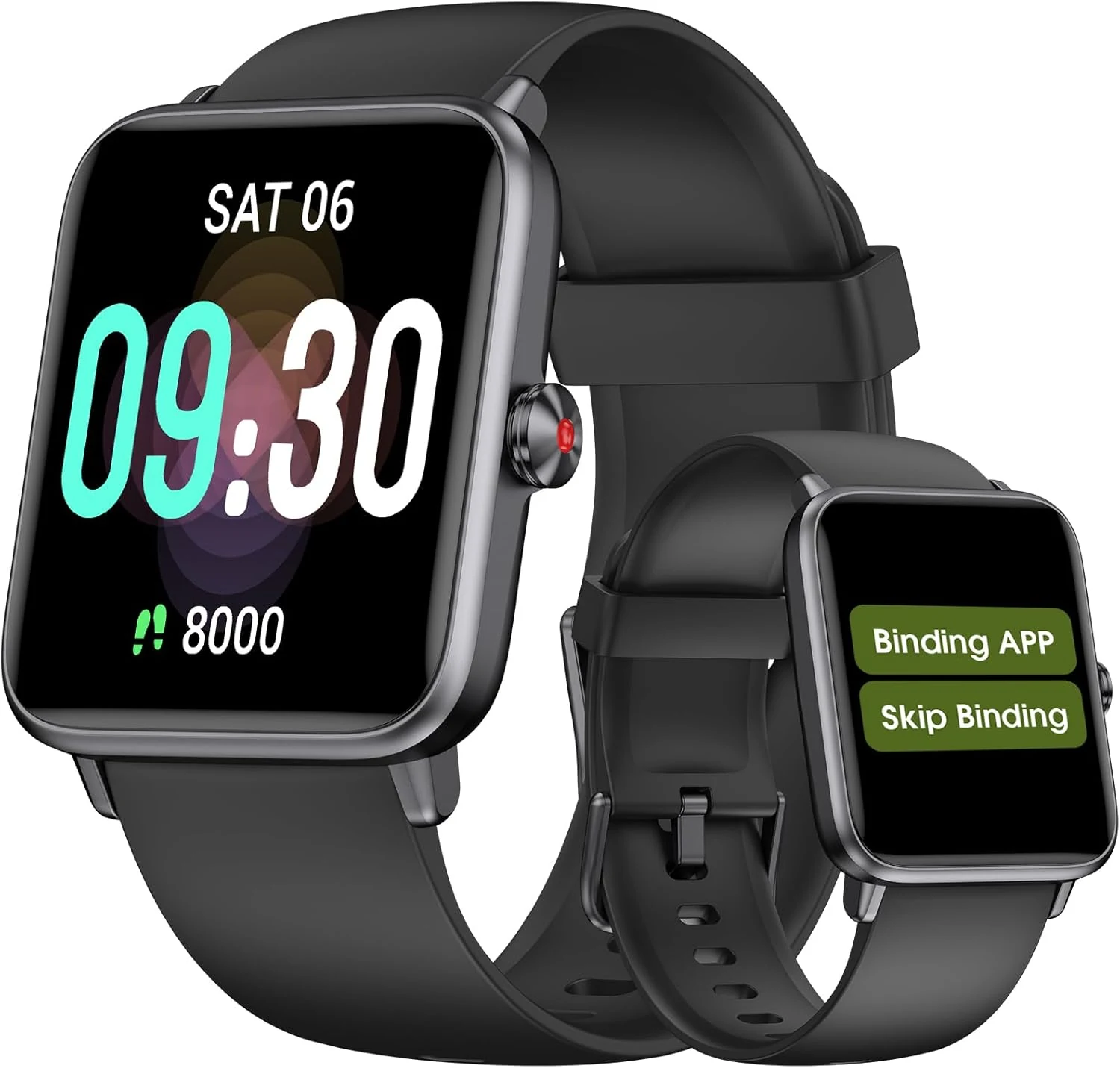 Pautios Pedometer Watch Senior Friendly No App/Phone Required, Waterproof Fitness Tracker Watch