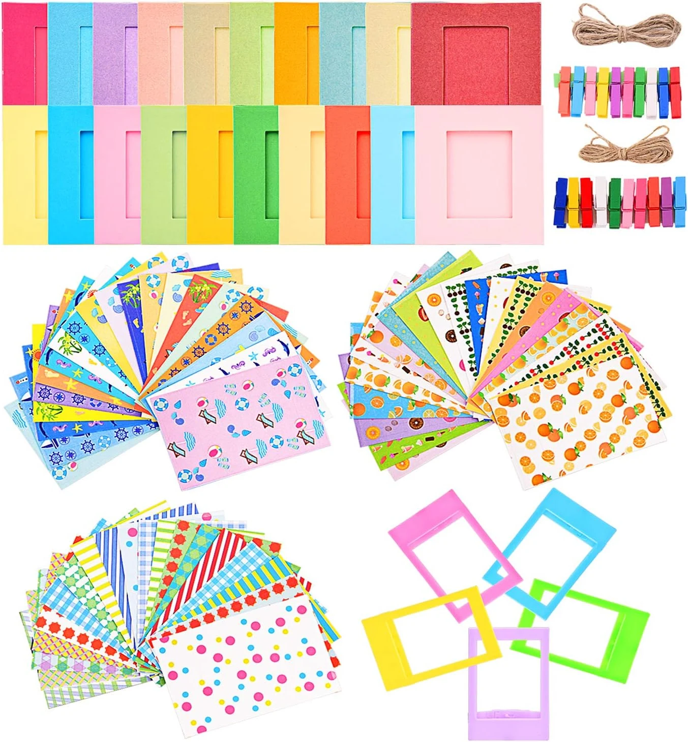 Sunmns 6 in 1 Colorful Bundle Kit Accessories Compatible with Fujifilm Instax Mini