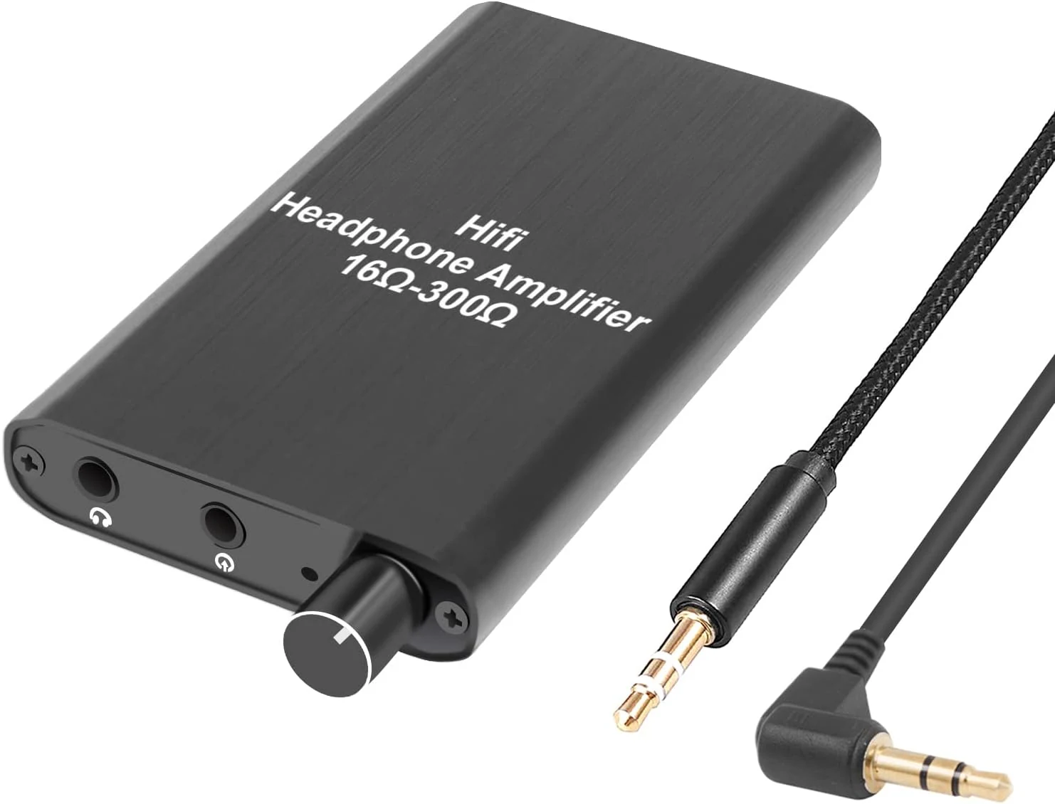 LVY Portable Headphone Amplifier 3.5mm Audio Rechargeable Two-Stage GAIN Switch