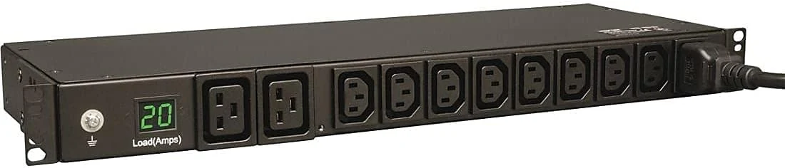 Tripp Lite Metered PDU, 10 Outlets (8 C13, 2 C19) (PDUMH20HV)