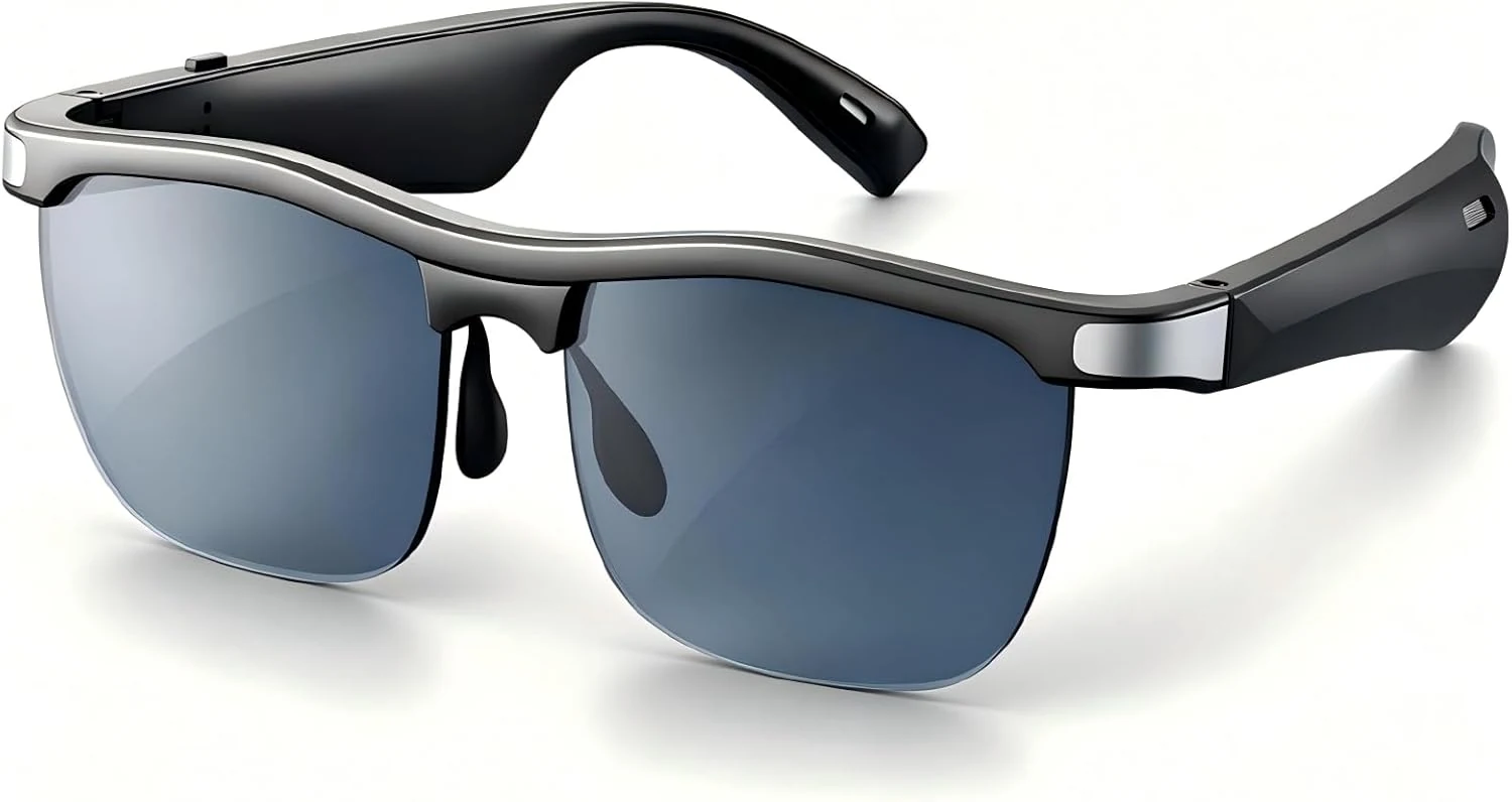 ftocase smart glasses with open-ear Bluetooth audio