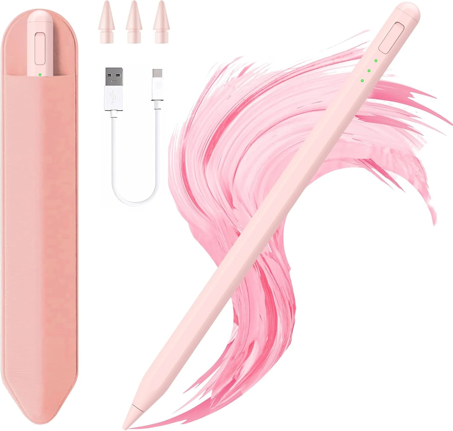 Stylus Pen for iPad11&10thGen,14Mins Faster Charge, with Pencil Holder,Palm Rejection, Tilt Sensitivity