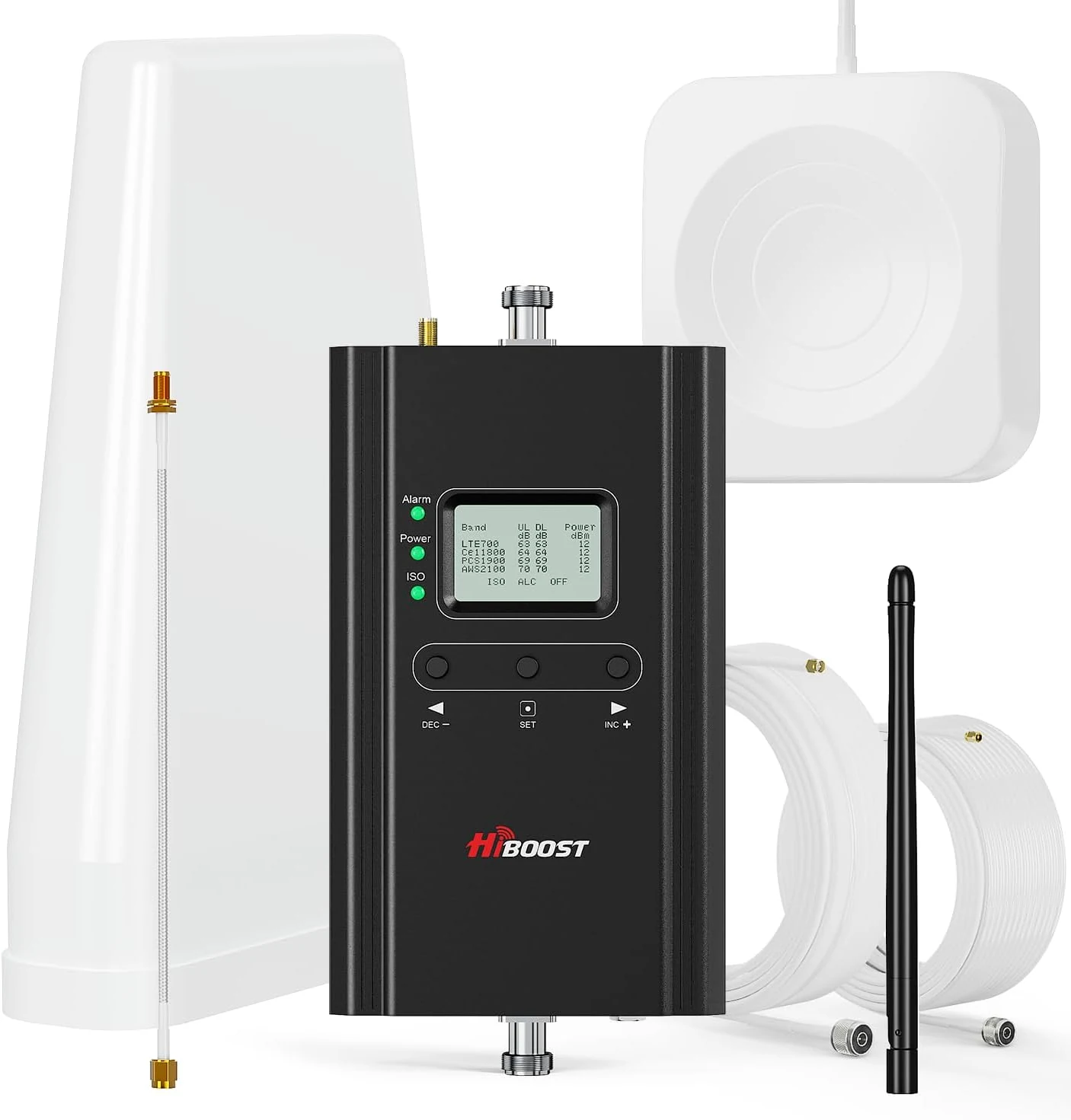 HiBoost Cell Phone Signal Booster for Home and Office, 4,000 sq ft