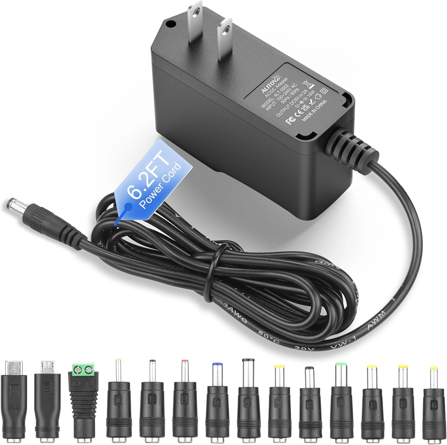 ALITOVE 5V 2A Power Adapter 10W AC Adapter 100-240V 50-60Hz review