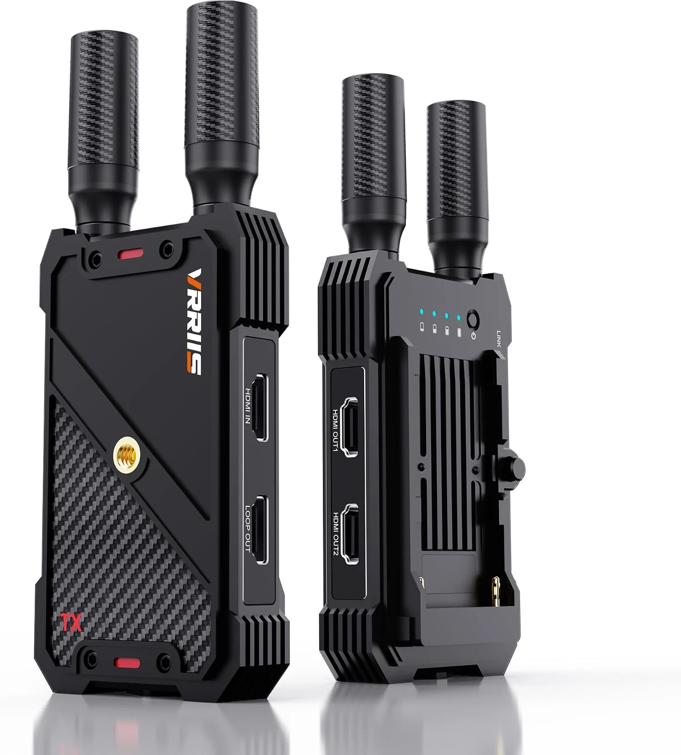 Vrriis Wireless HDMI Transmitter and Receiver (1080P Full HD, up to 1300ft, 0.05s latency)