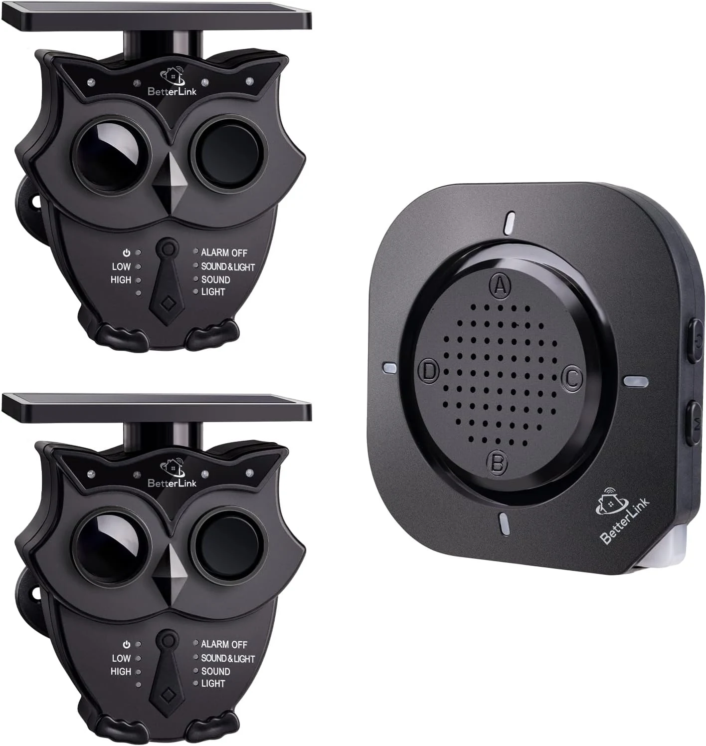 1/2 Mile Long Range Solar Wireless Driveway Alarm System IP65 Weatherproof Outdoor Motion Detectors&Sensor (1R2S)