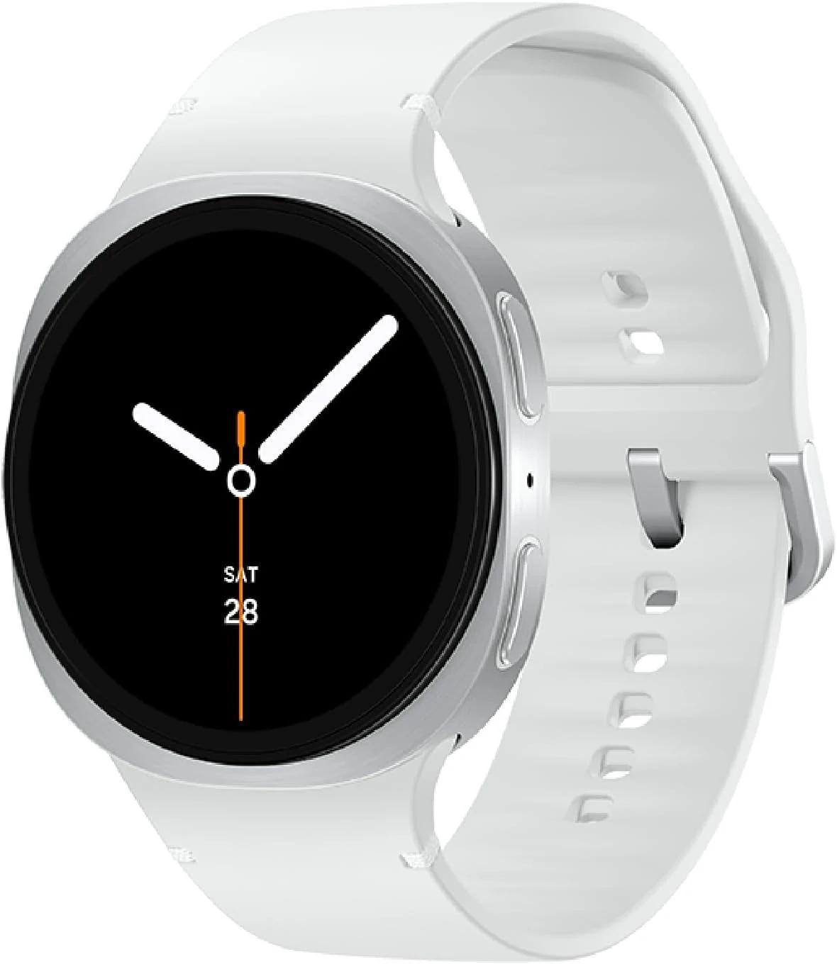 Samsung Galaxy Watch 8 (2025) 44mm Bluetooth Smartwatch, Cushion Design, Fitness Tracker, Sleep Coaching, Running Coach, Energy Score, Heart Rate Tracking, Silver [US Version, 2 Yr Warranty]