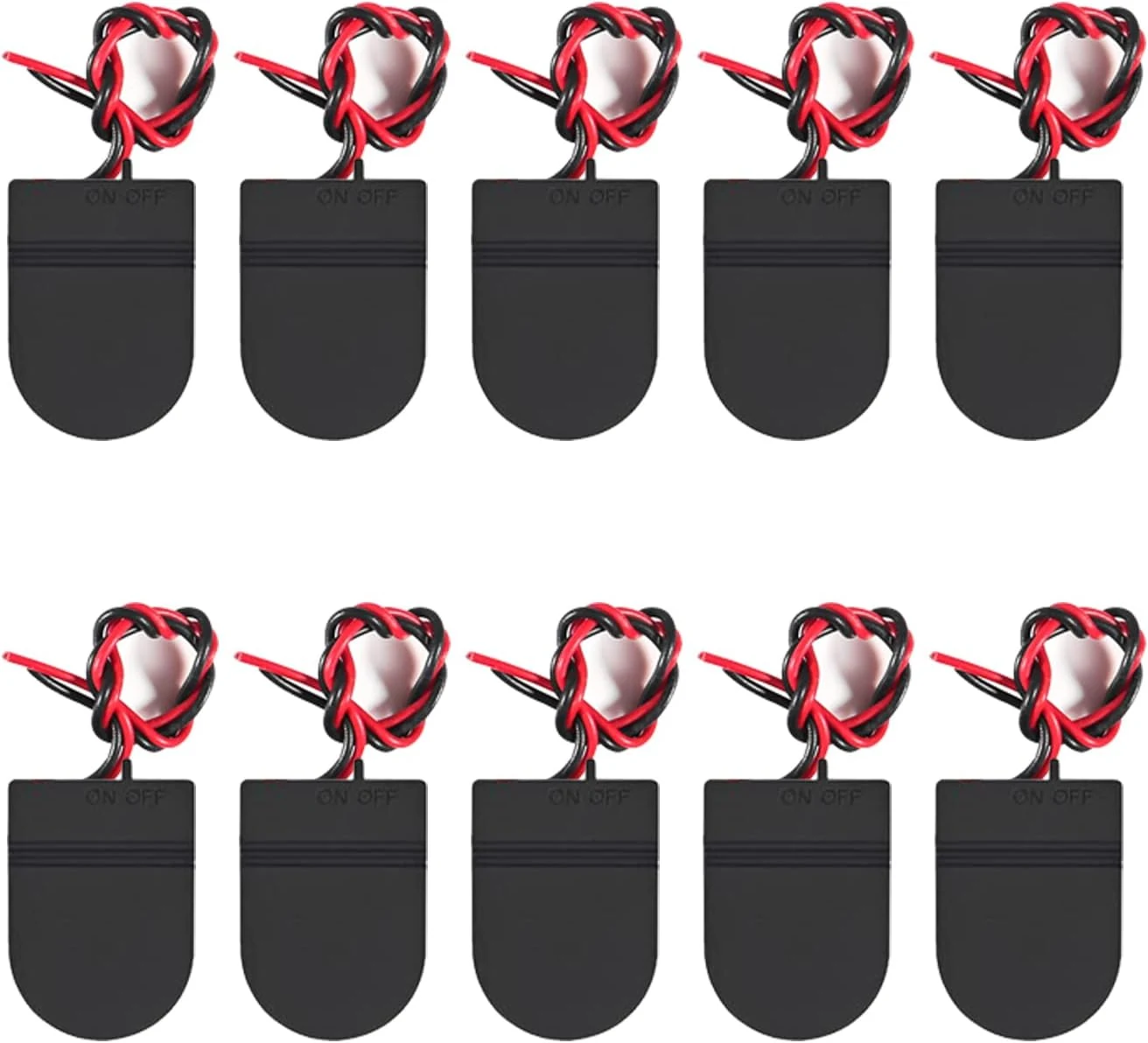 10pcs CR2032 Battery Holder Coin Cell Battery Holders 1x CR2032 review