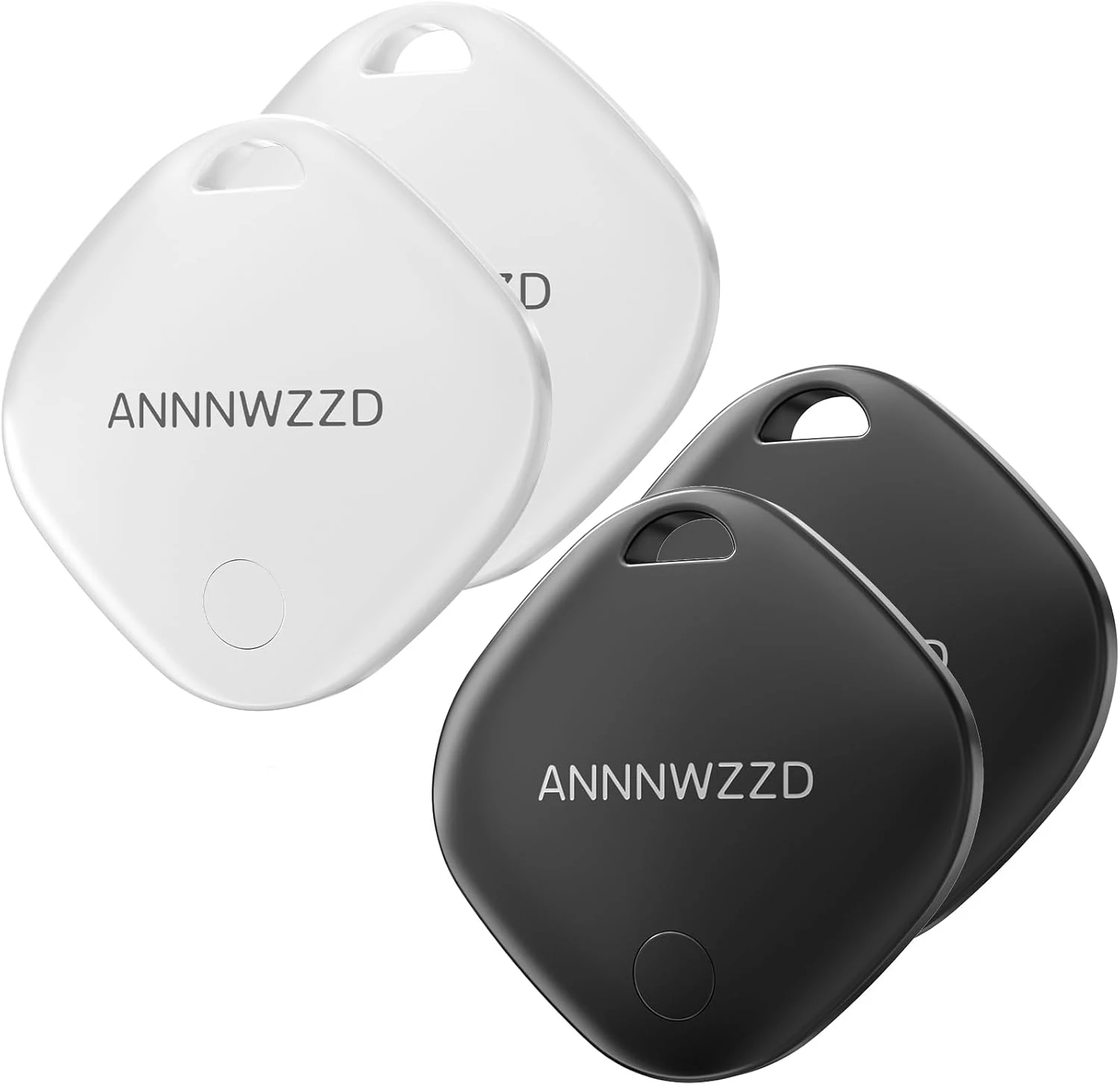 ANNNWZZD Tag 4 Pack Item Finders with Apple Find My APP (iOS Only)