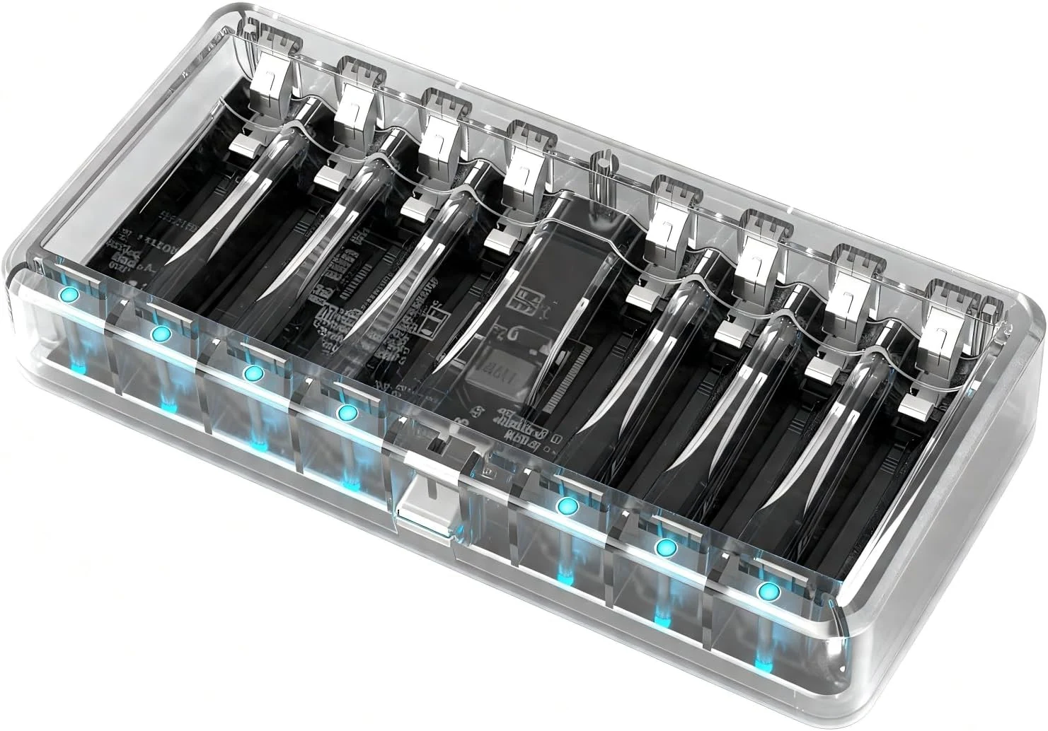 BEVIGOR AA AAA Battery Charger 8 Bay for NiMH NiCD