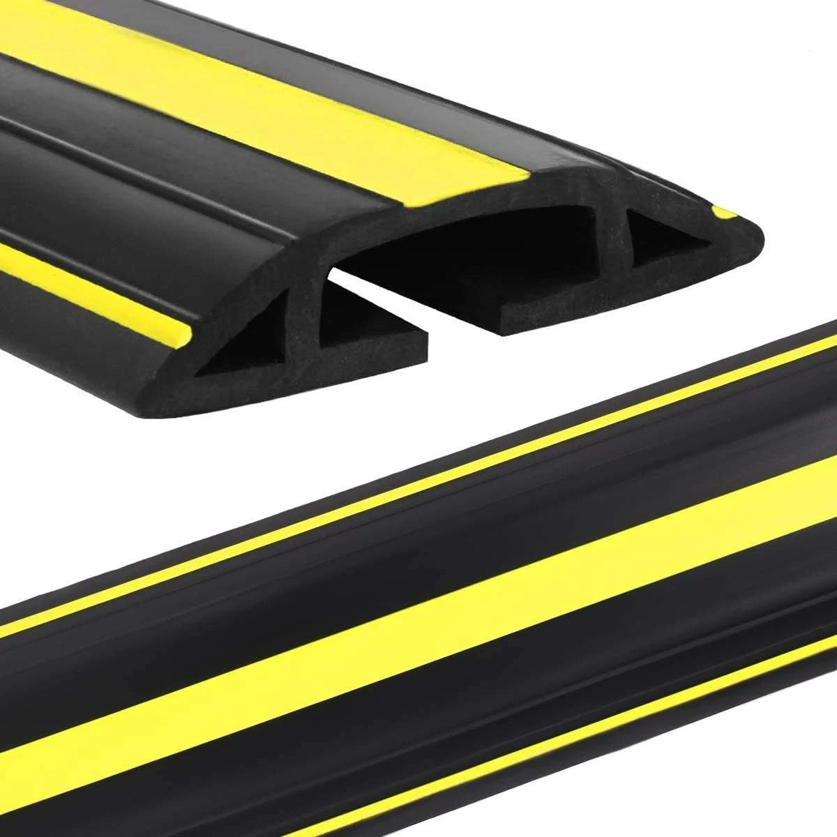 Eapele 10 ft Floor Cable Cover Protector, Heavy Duty PVC Duct