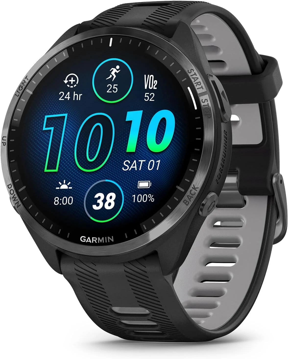 Garmin Forerunner® 965 Running Smartwatch, Colorful AMOLED Display, Training Metrics