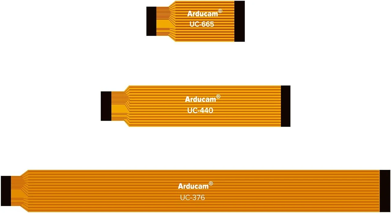 Arducam for Raspberry Pi Zero Camera Cable Set, 1.5" 2.87" 5.9" Ribbon Flex Extension Cables for Pi Zero&W, Pack of 3