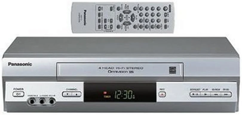Panasonic PV-V4525S 4-Head VCR, Silver