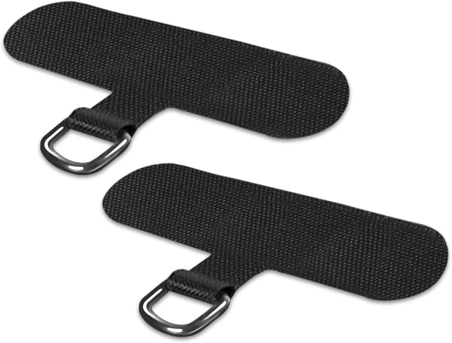 TACOMEGE Cell Phone Tether Tab for All Full Phone Cases, Smartphone Lanyard Patch for iPhone, Phone Strap Replacement Part (Black)