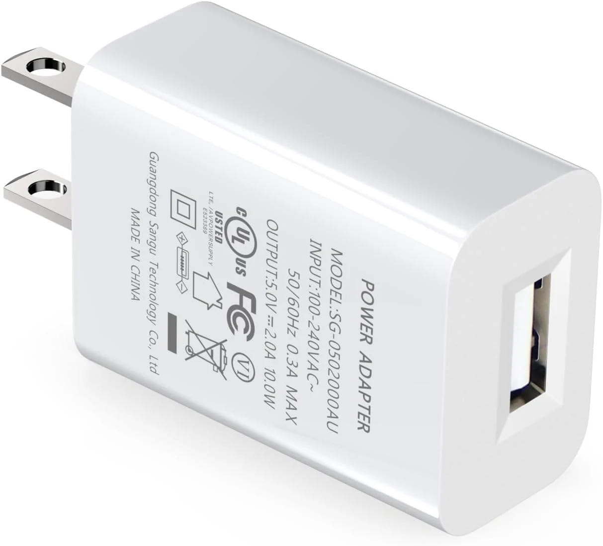 Charger Compatible with Kindle Paperwhite, Oasis, Scribe, Fire HD 10 / Max 11, Replacement USB Power Adapter, White