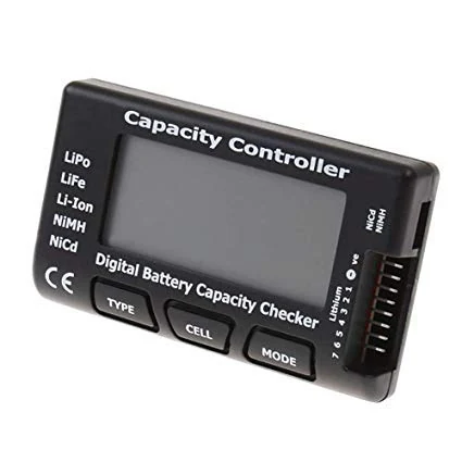 FLY RC Cellmeter 7 Digital Battery Capacity Checker Controller Tester Voltage Tester for LiPo Li-ion NiMH Nicd Battery