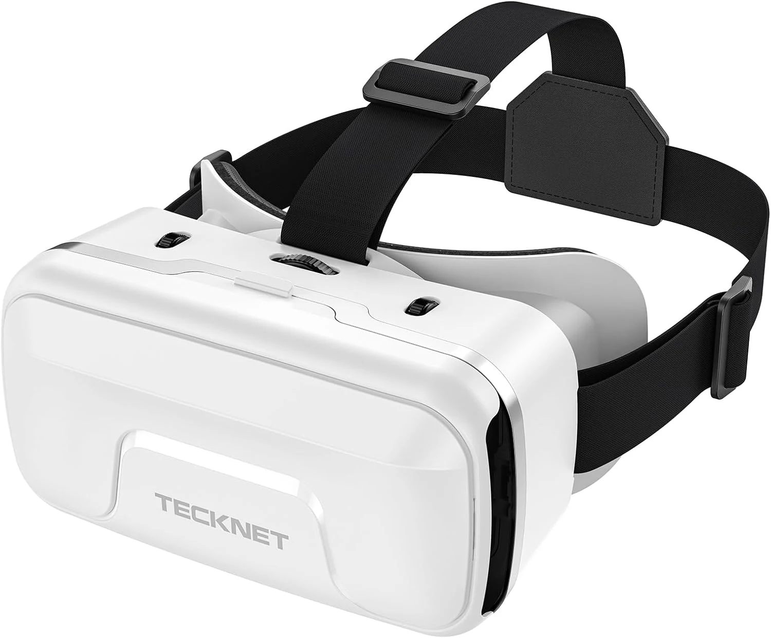 TECKNET VR Headset for Phone, Virtual Reality Headsets with HD 110°FOV Anti-Blue Light Lenses & Adjustable Gears