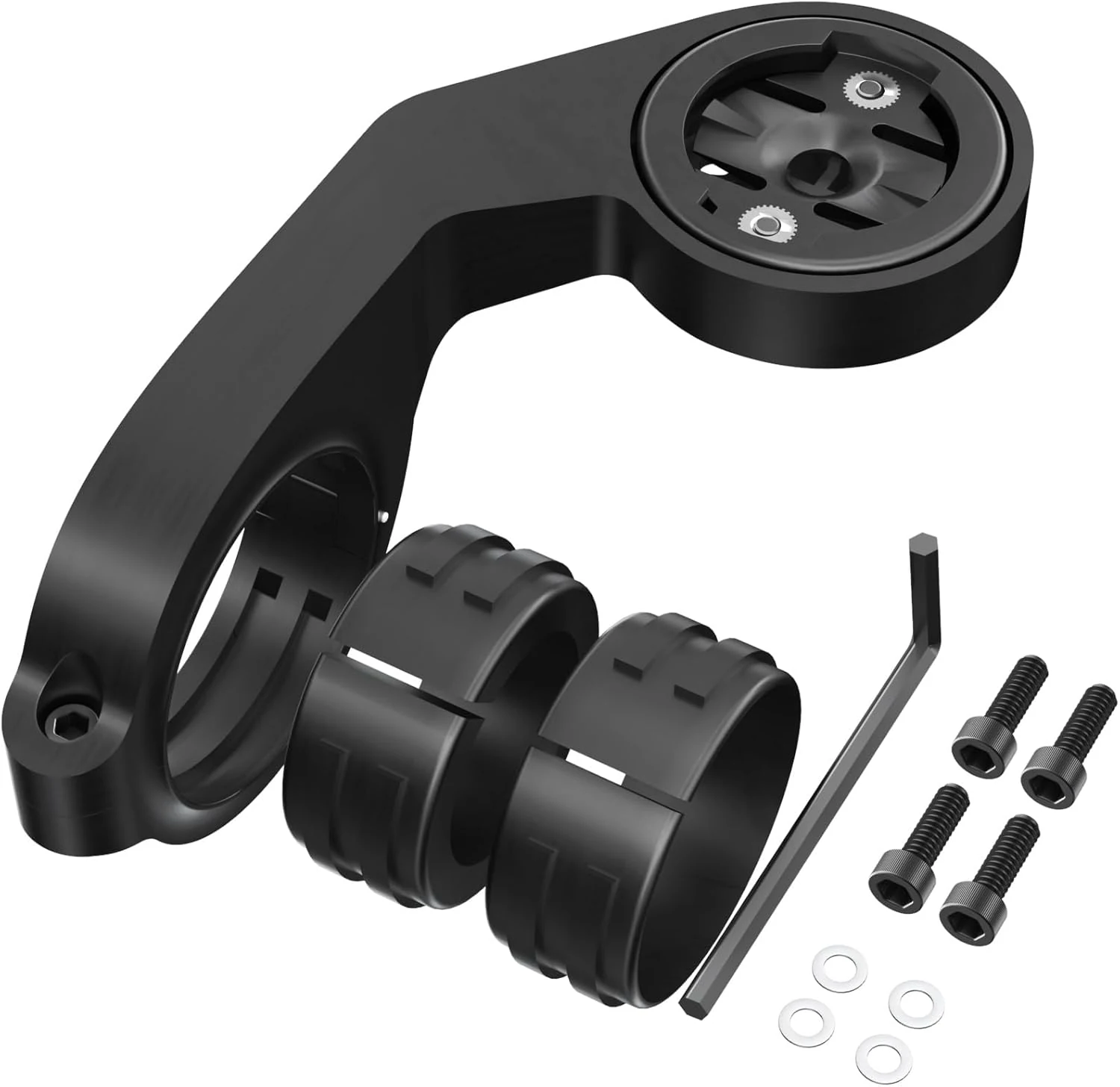 Flush Out-Front Bike Mount for Garmin Edge GPS Computer, IIISOGNO Extended Cycling Handlebar Mount
