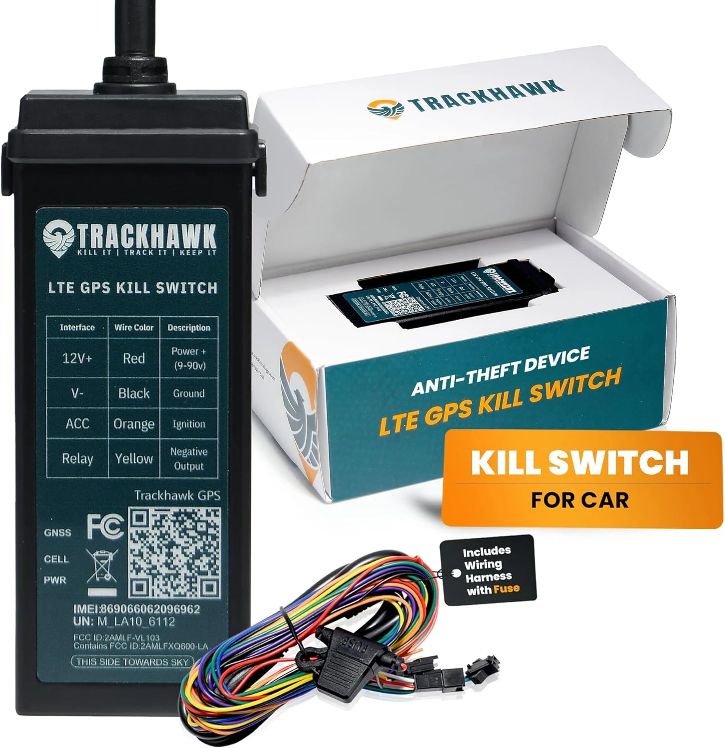 Trackhawk VL03 GPS Tracker with Kill-Switch