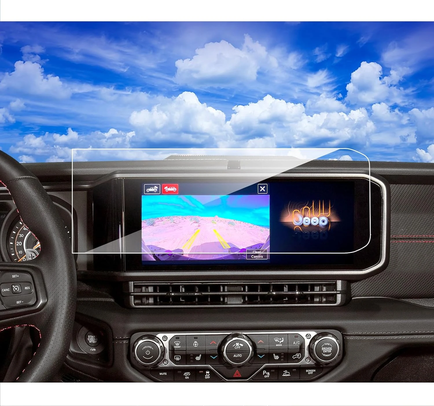 2025 2026 Jeep Wrangler Gladiator Screen Protector for 2024 2025 review