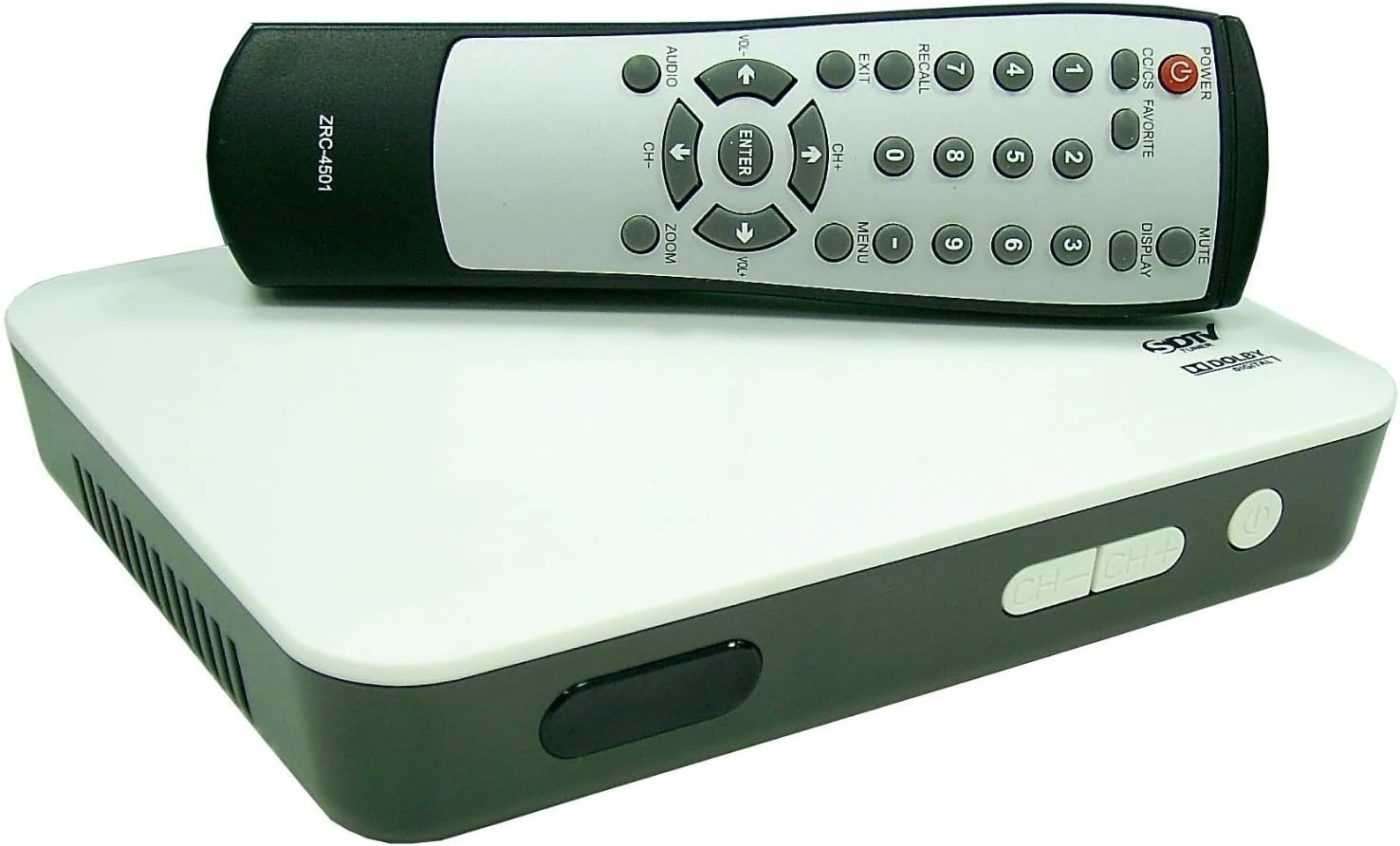 ZAT-970A Digital to Analog TV Converter Box (for Antenna Use)
