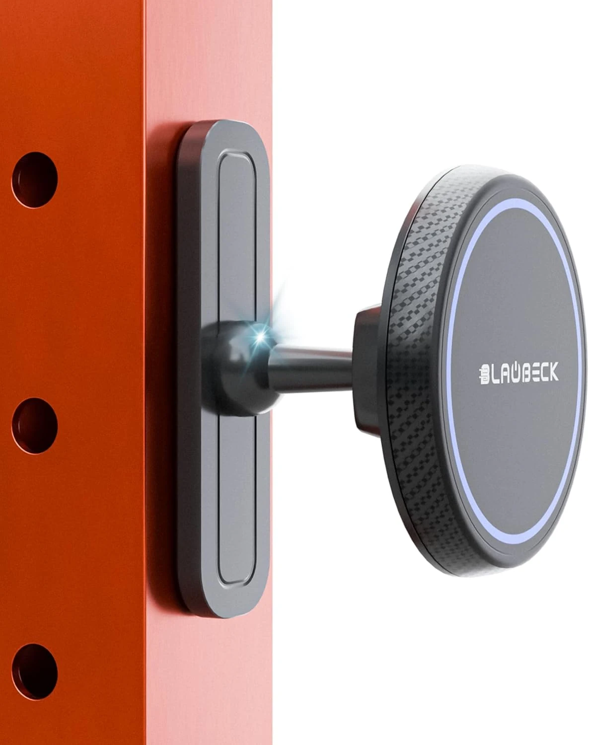 BLAUBECK Magnetic Gym Phone Mount for MagSafe Accessories – Dual Magnet Stand