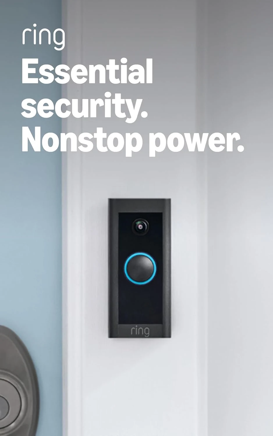 Ring Video Doorbell Wired, Home or business security, Two-Way Talk, advanced motion detection, HD camera and real-time alerts to monitor your front door (wiring required)