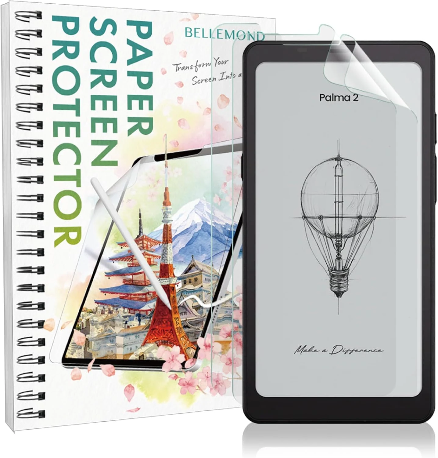BELLEMOND Kent Paper Screen Protector for Onyx Boox Palma 2 & 1