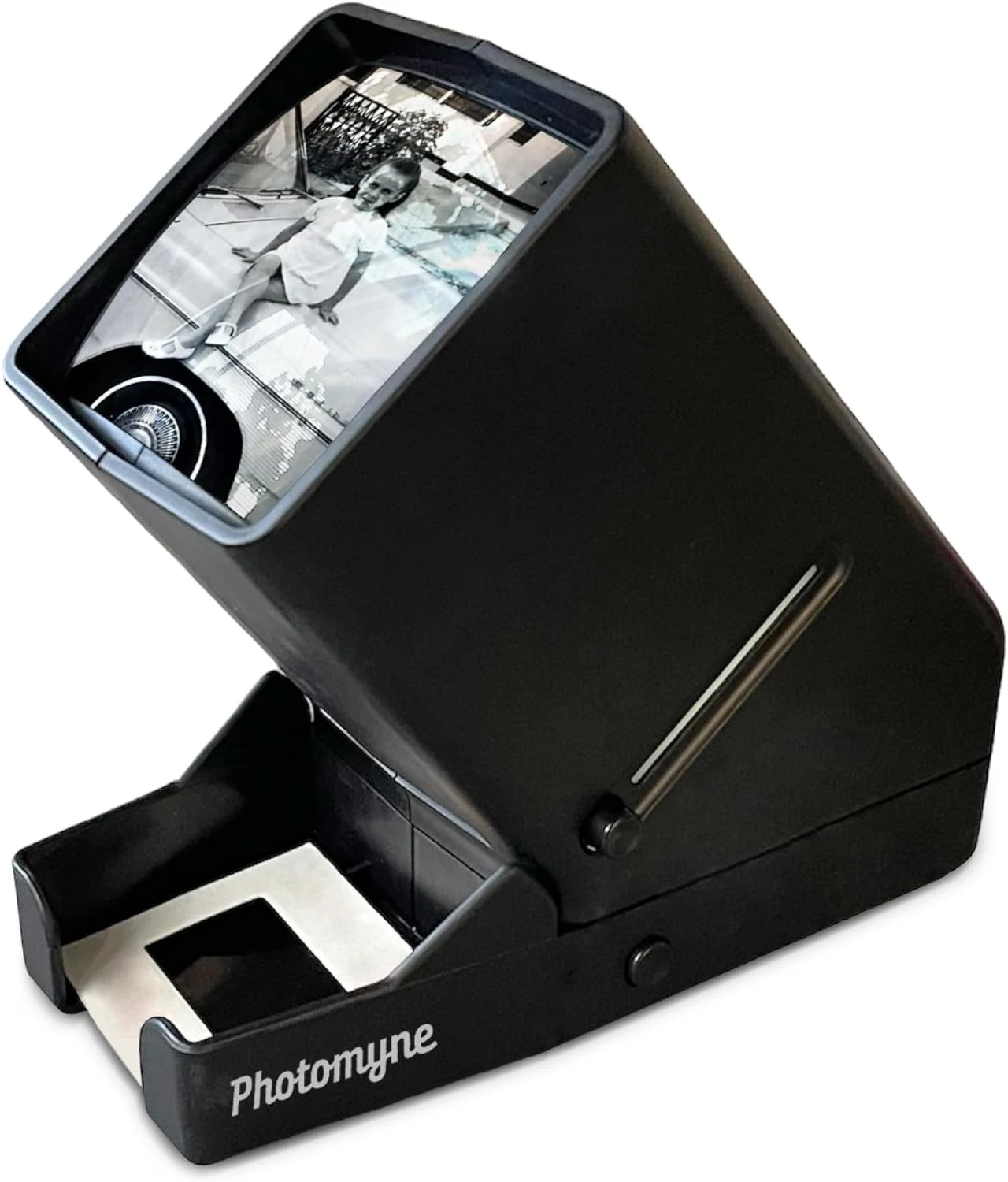 Photomyne 35mm Slide Viewer, Film Negative Viewer with 3X Magnification LED Light Illuminated Viewing, USB or Battery Powered