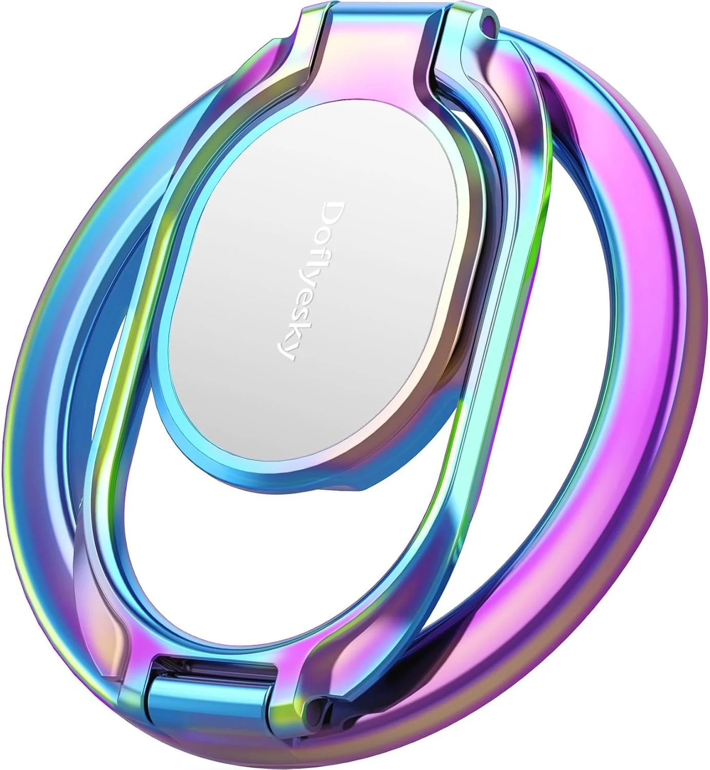 Doflyesky Magnetic Phone Ring Holder with Magsafe, Double Adjustable Gym Finger Ring Grip