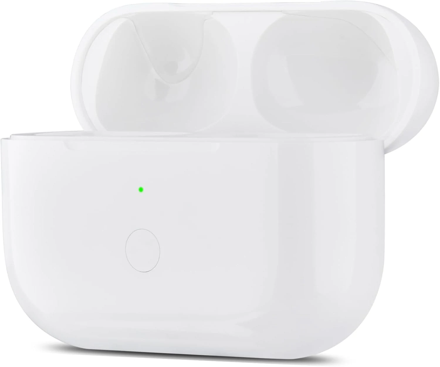 OLEBAND Replacement for Airpods Pro 2&1 Charging Case:Easy to Pair Air pods Pro Earbuds with Pairing Button,Support Both Wired and Wireless Charging,for iPods Pro 1st/2nd Gen 1 Year Warranty(White)