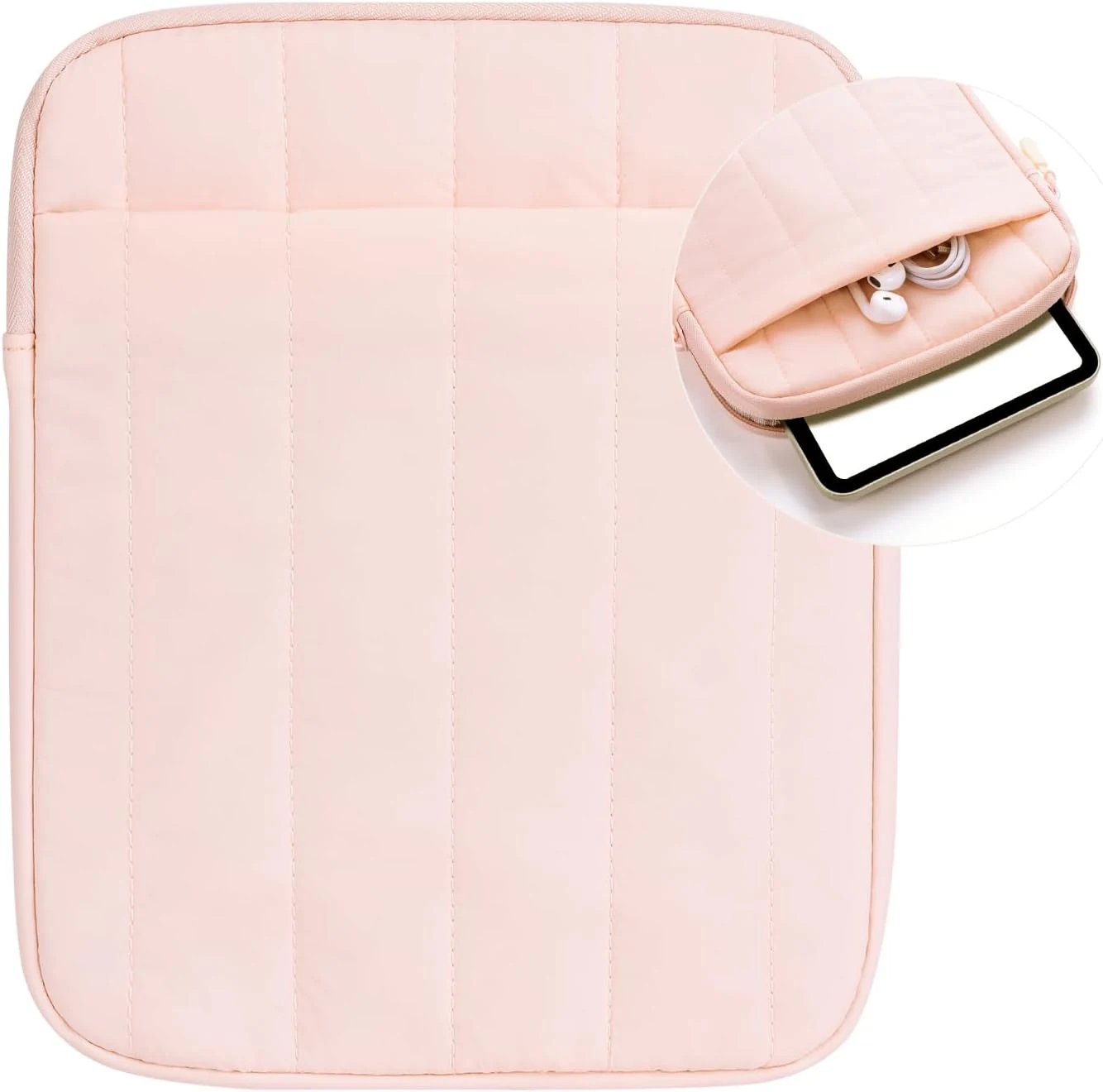 Puffy Sleeve Pouch for 6.8-7 Inch Kindle/eReader/eBook (Puffy Pink)