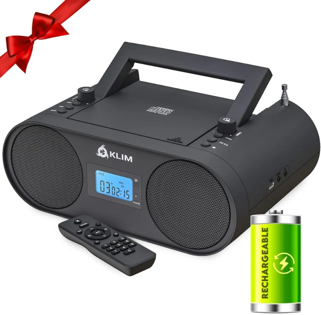 KLIM Boombox B4 CD Player Portable Audio System