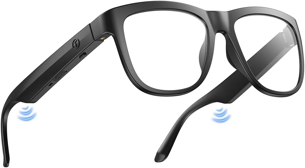 XO Bluetooth Smart Glasses, Blue Light Blocking Glasses with Built-in Mic & Speakers (XO-E6)
