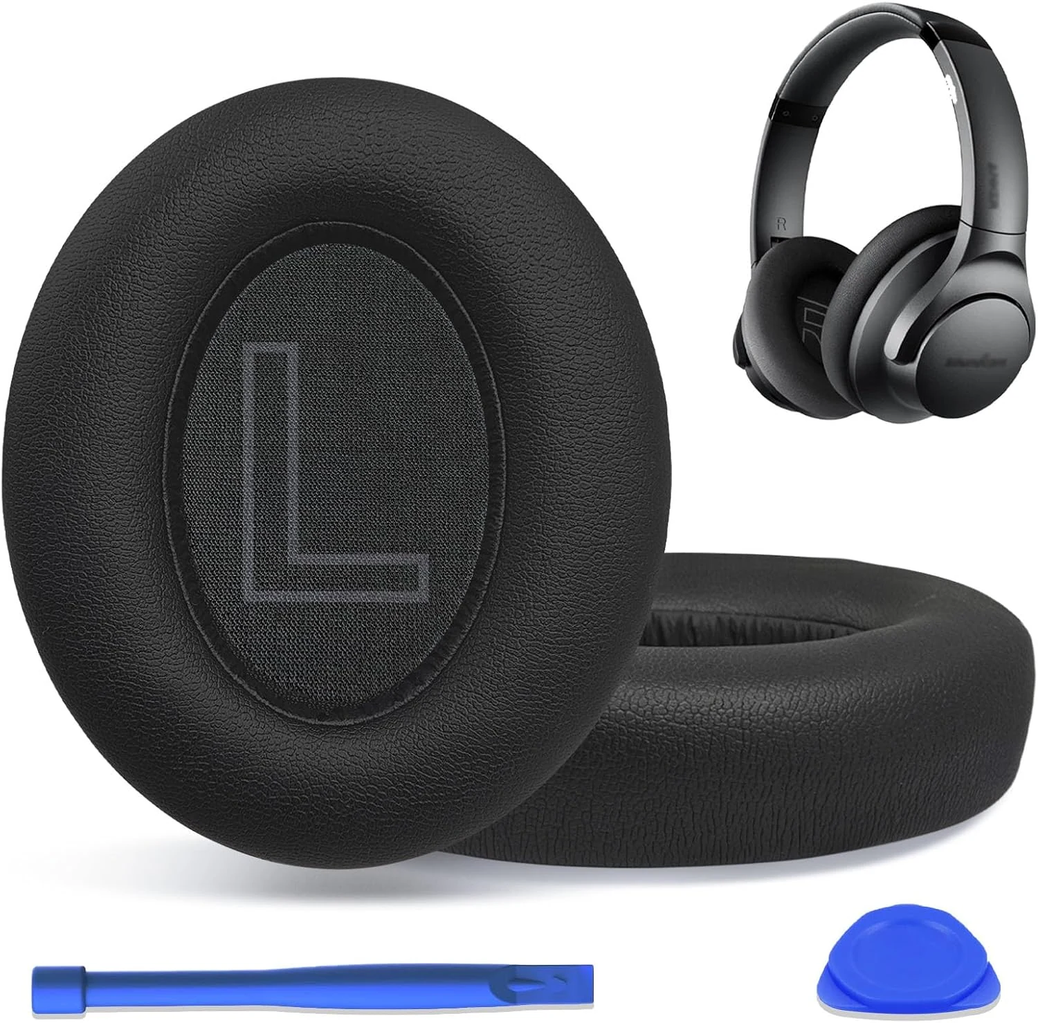 Replacement Ear Pads for Anker Soundcore Life Q20/Q20BT/Q20+ Headphones