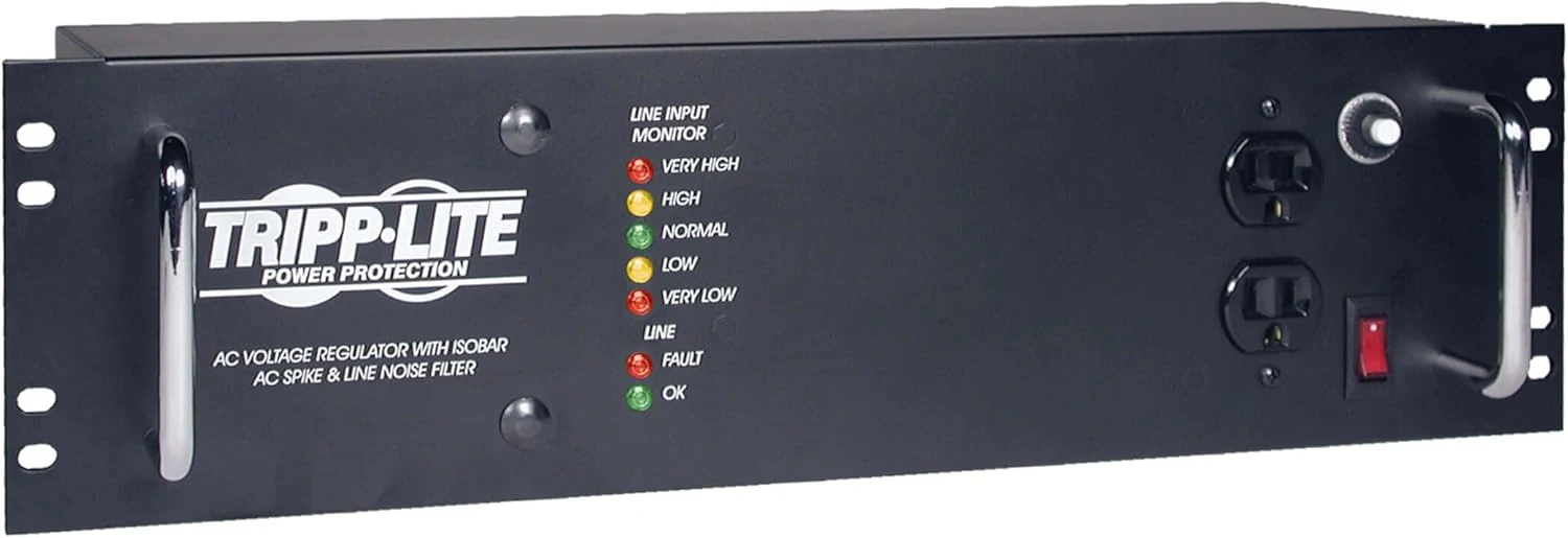 Tripp Lite Line Conditioner 2400W Automatic Voltage Regulator AVR, 1440 Joules AC Surge Protection (LC2400)
