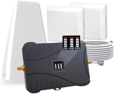 Cell Phone Booster for Home & Multi-Room, Up to 7000 Sq.Ft, Cell Phone Signal Booster for Band 5/12/13/17,Boost 5G 4G LTE 3G Data for All U.S. Carriers